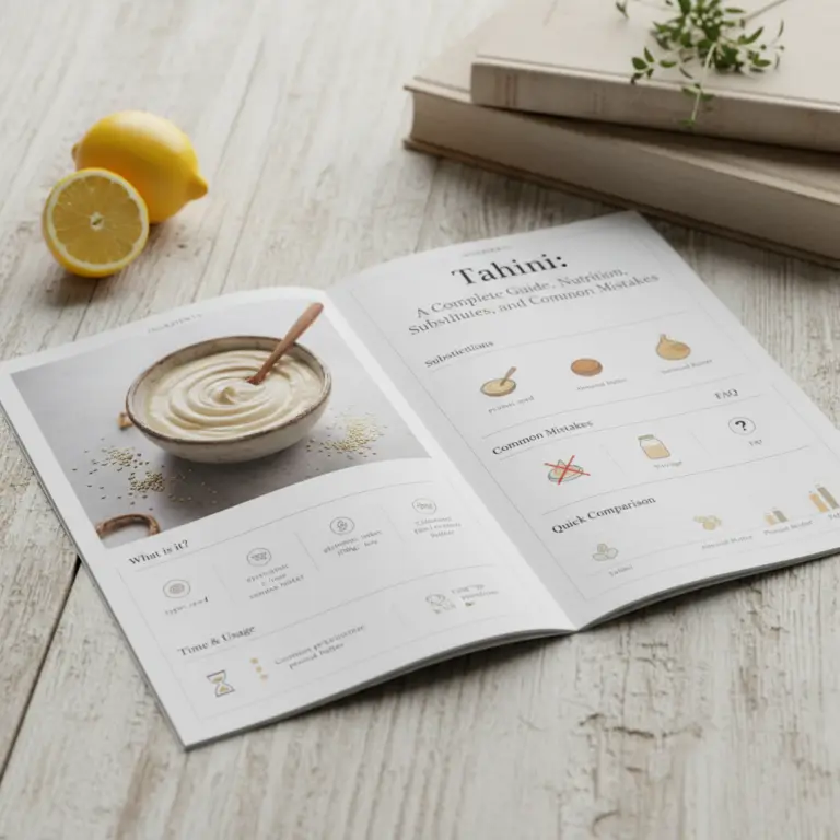 Ilustração editorial: Tahine: Guia Completo com 5 Dicas para Receitas Perfeitas