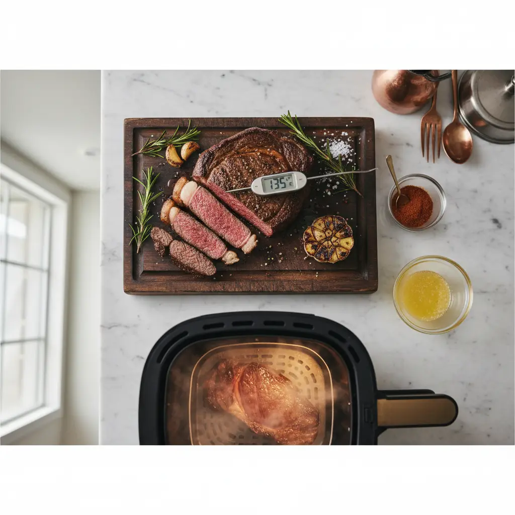 Temperatura ideal da carne na air fryer: guia com 5 segredos — resultado