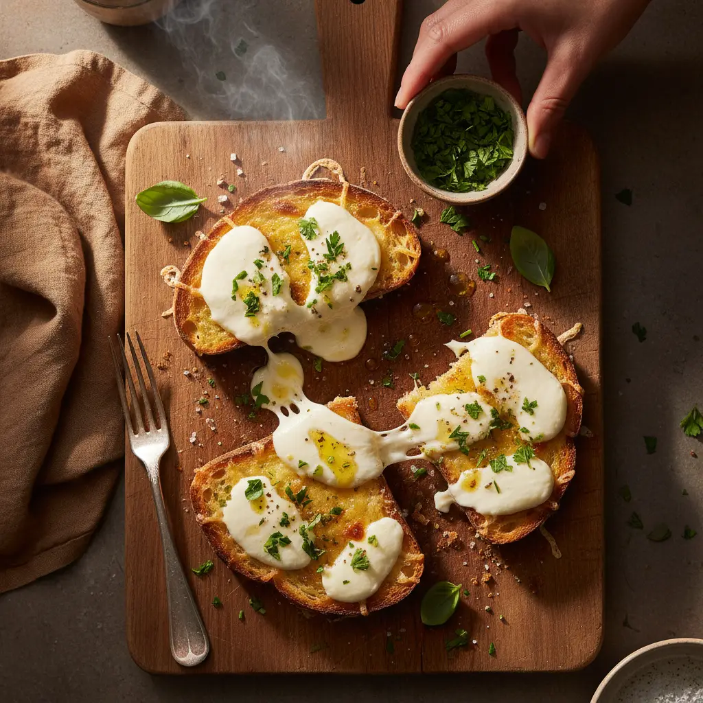 Torrada alho air fryer: 5 minutos para o petisco perfeito — resultado