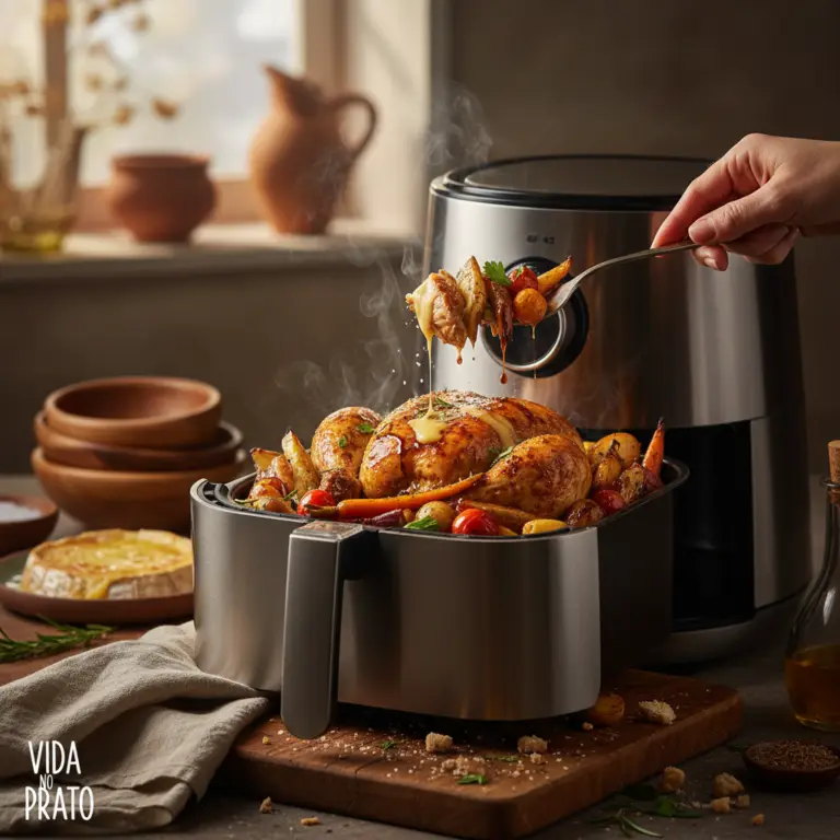 Air fryer para família grande: prepare refeições em 30 minutos